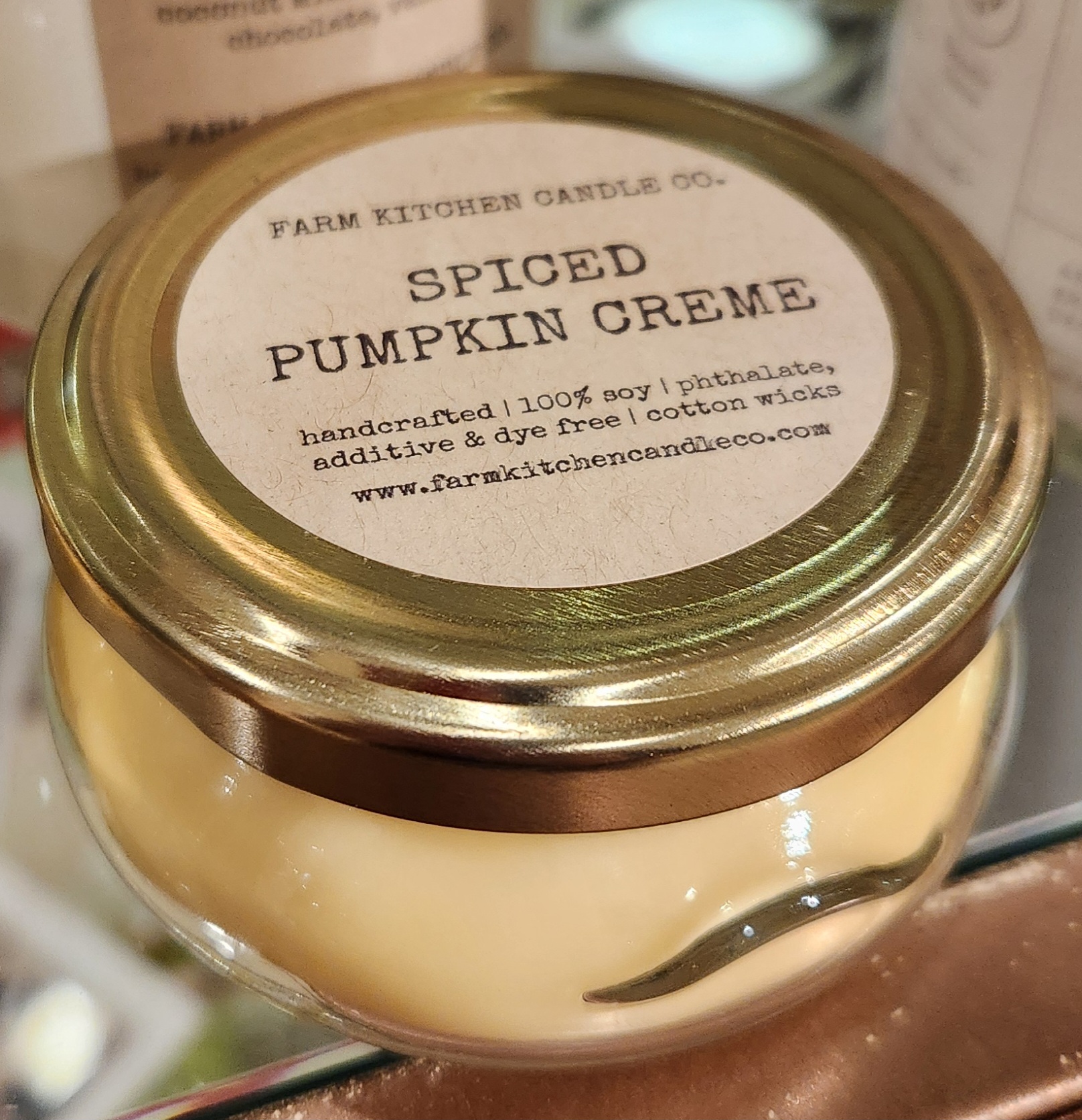 (image for) Spiced Pumpkin Creme Mini Candle
